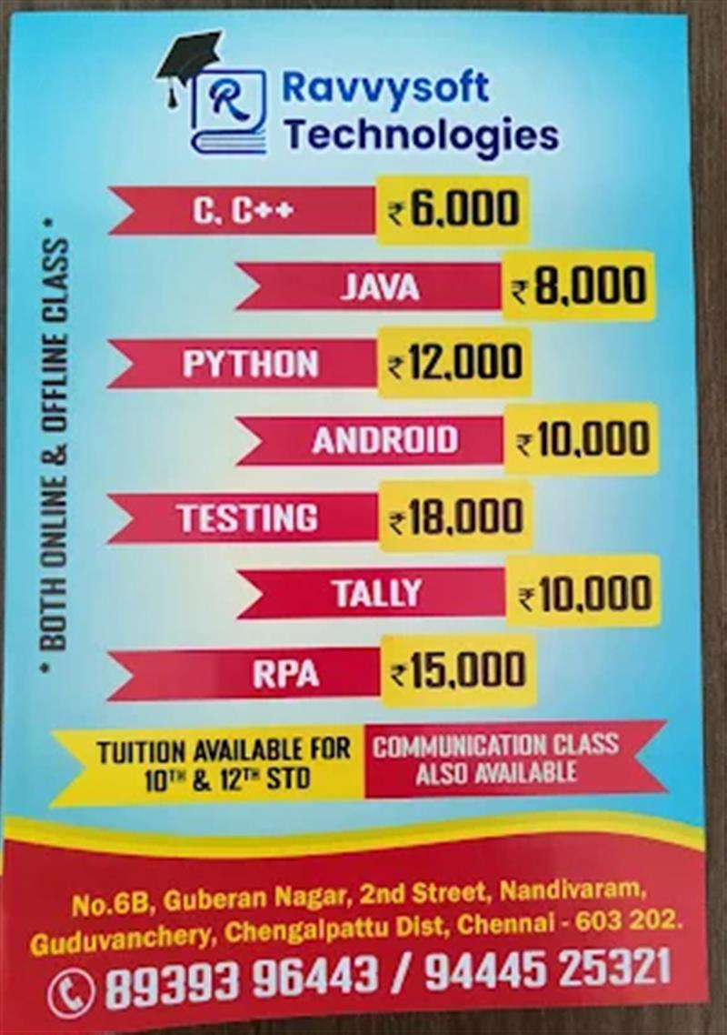 Computer Education - Makkalcare - Business Classfied