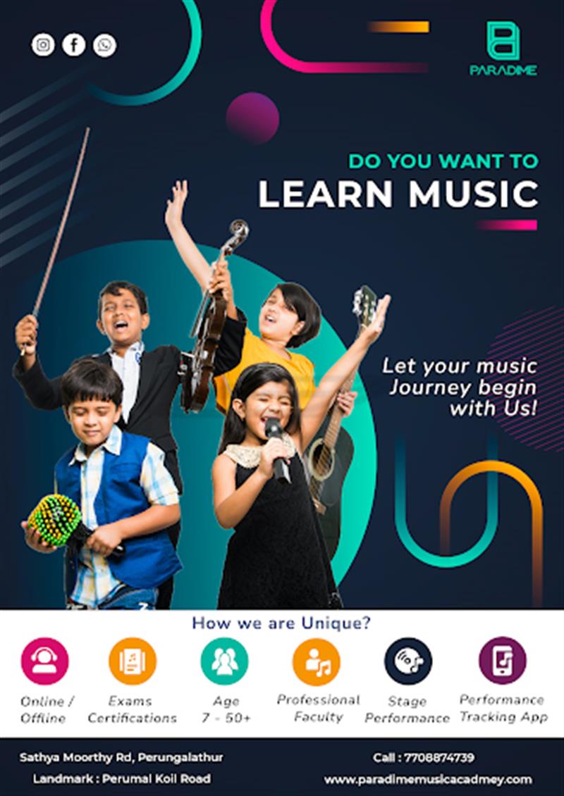 Music and Dance Classes - Makkalcare - Business Classfied