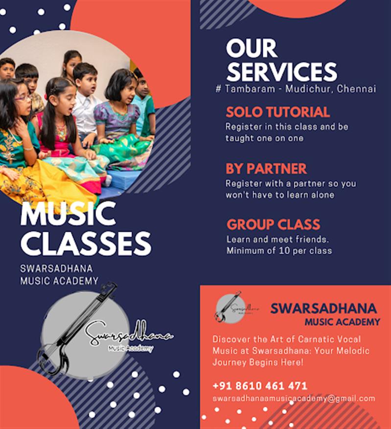 Music and Dance Classes - Makkalcare - Business Classfied