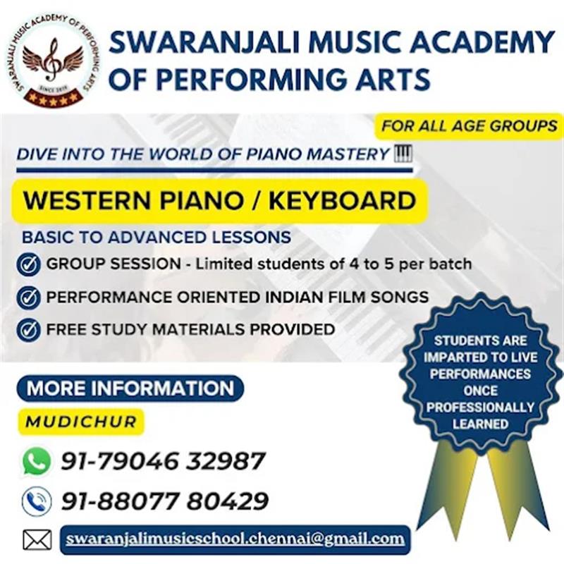 Music and Dance Classes - Makkalcare - Business Classfied