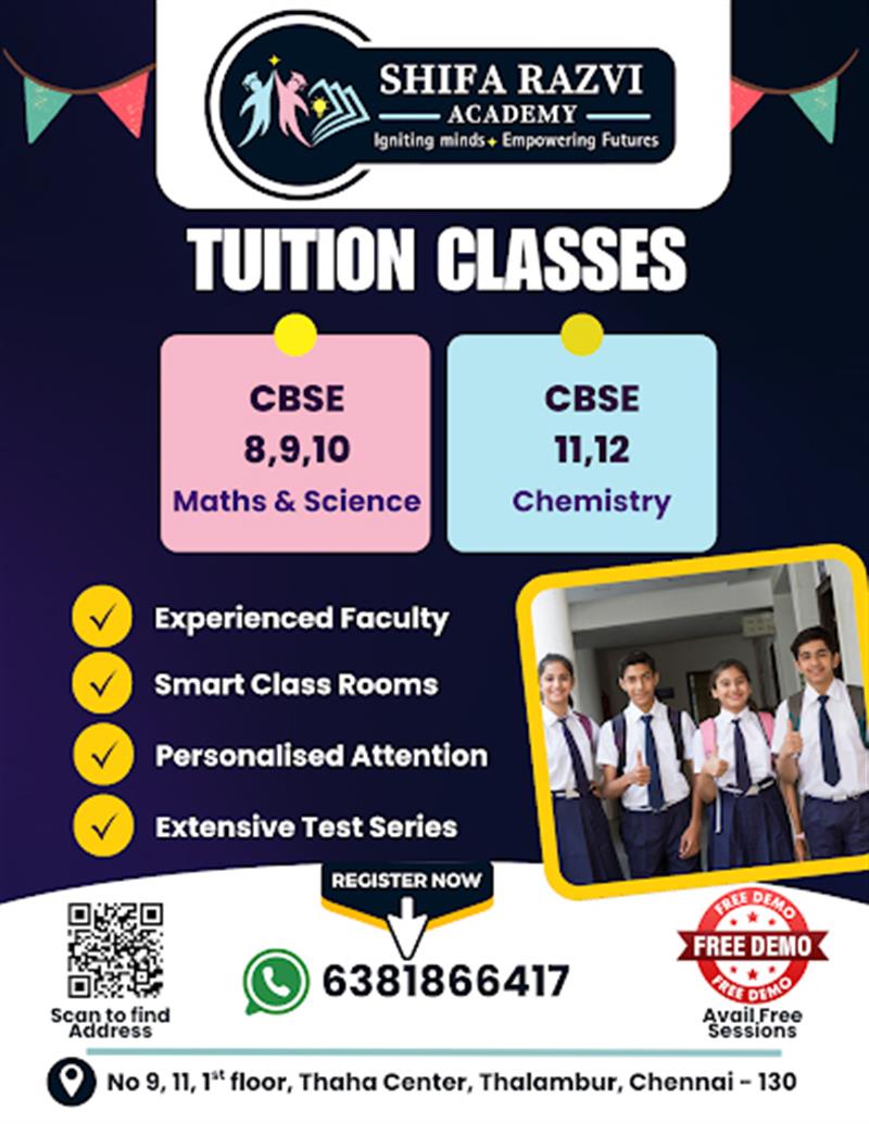 Tuition & Coaching Centre - Makkalcare - Business Classfied